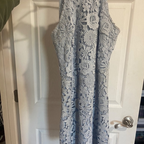 Lulus Ice Blue Dress - Picture 2 of 2